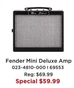 Long & McQuade FENDER MINI DELUXE AMP offer
