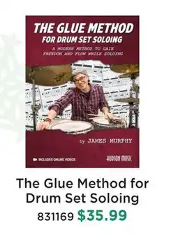 Long & McQuade THE GLUE METHOD FOR DRUM SET SOLOING offer