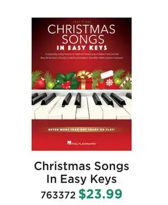 Long & McQuade CHRISTMAS SONGS IN EASY KEYS offer