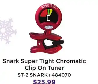 Long & McQuade SNARK SUPER TIGHT CHROMATIC CLIP ON TUNER offer