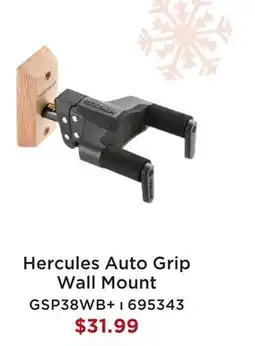 Long & McQuade HERCULES AUTO GRIP WALL MOUNT offer