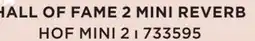 Long & McQuade HALL OF FAME 2 MINI REVERB offer