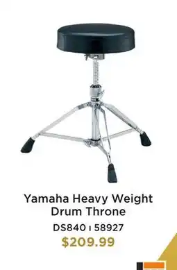 Long & McQuade YAMAHA HEAVY WEIGHT DRUM THRONE offer