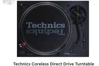 Long & McQuade TECHNICS CORELESS DIRECT DRIVE TURNTABLE offer