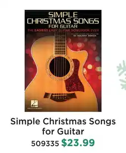 Long & McQuade SIMPLE CHRISTMAS SONGS FOR GUITAR offer