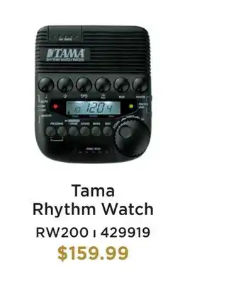 Long & McQuade TAMA RHYTHM WATCH offer