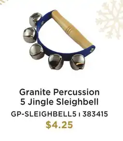 Long & McQuade GRANITE PERCUSSION 5 JINGLE SLEIGHBELL offer
