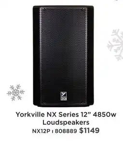 Long & McQuade YORKVILLE NX SERIES 12 4850W LOUDSPEAKERS offer