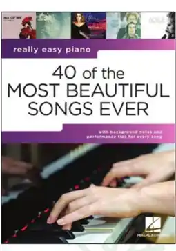 Long & McQuade REALLY EASY PIANO 40 BEAUTIFUL SONGS offer
