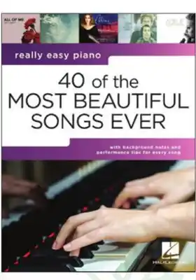 Long & McQuade REALLY EASY PIANO 40 BEAUTIFUL SONGS offer