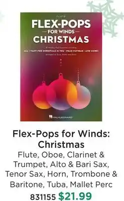 Long & McQuade FLEX-POPS FOR WINDS: CHRISTMAS offer