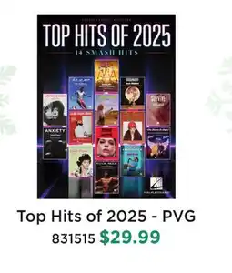 Long & McQuade TOP HITS OF 2025 - PVG offer