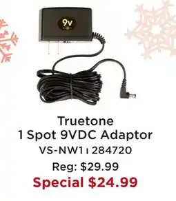 Long & McQuade TRUETONE 1 SPOT 9VDC ADAPTOR offer