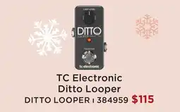 Long & McQuade TC Electronic Ditto Looper offer