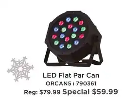 Long & McQuade LED Flat Par Can offer
