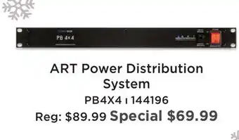 Long & McQuade ART POWER DISTRIBUTION SYSTEM offer
