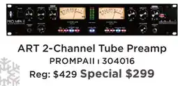 Long & McQuade ART 2-CHANNEL TUBE PREAMP offer