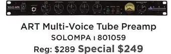 Long & McQuade ART MULTI-VOICE TUBE PREAMP offer