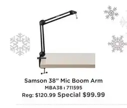 Long & McQuade SAMSON 38 MIC BOOM ARM MBA38 offer