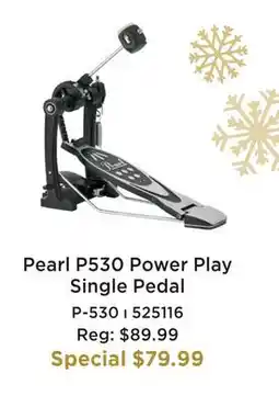 Long & McQuade PEARL P530 POWER PLAY SINGLE PEDAL P-530 offer