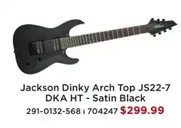 Long & McQuade JACKSON DINKY ARCH TOP JS22-7 DKA HT-SATIN BLACK offer