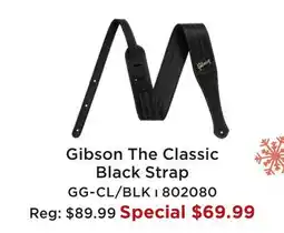Long & McQuade GIBSON THE CLASSIC BLACK STRAP offer