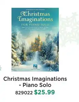 Long & McQuade CHRISTMAS IMAGINATIONS-PIANO SOLO offer