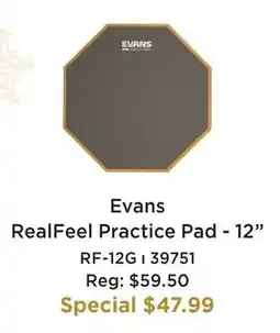 Long & McQuade REALFEEL PRACTICE PAD - 12 offer