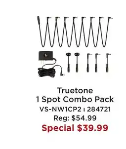 Long & McQuade TRUETONE 1 SPOT COMBO PACK offer