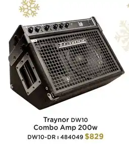 Long & McQuade TRAYNOR DW10 COMBO AMP 200W offer
