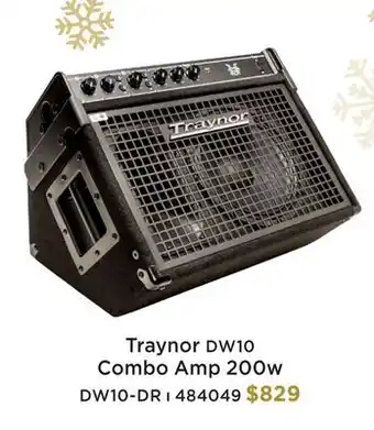 Long & McQuade TRAYNOR DW10 COMBO AMP 200W offer