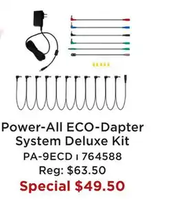 Long & McQuade POWER-ALL ECO-DAPTER SYSTEM DELUXE KIT offer