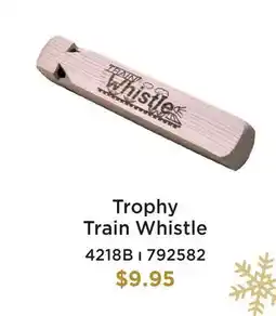Long & McQuade TROPHY TRAIN WHISTLE offer