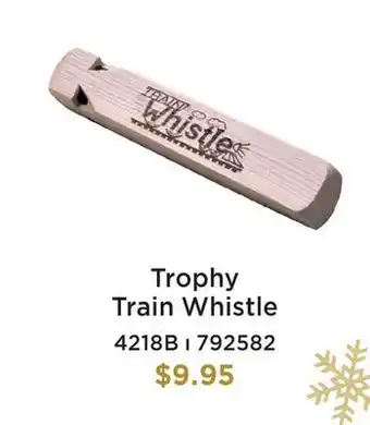 Long & McQuade TROPHY TRAIN WHISTLE offer