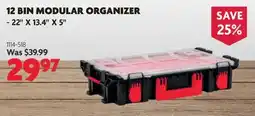 Home Hardware 12 BIN MODULAR ORGANIZER offer
