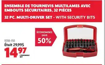 Home Hardware 32 MULTI-DRIVER SET offer