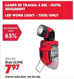 Home Hardware LED WORK LIGHT offer