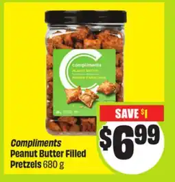 FreshCo Compliments Peanut Butter Filled Pretzels 680 g offer