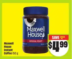FreshCo Maxwell House Instant Coffee 150 g offer