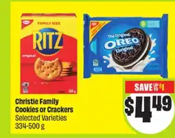 FreshCo Christie Family Cookies or Crackers Selected Varieties 334-500 g offer
