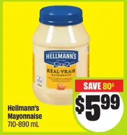 FreshCo Hellmann's Mayonnaise 710-890 mL offer