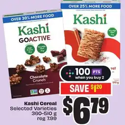 FreshCo Kashi Cereal Selected Varieties 360-510 g offer