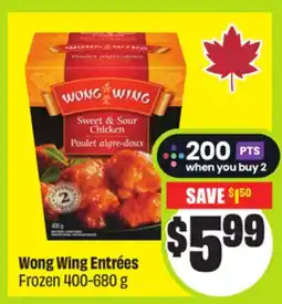 FreshCo Wong Wing Entrées Frozen 400-680 g offer