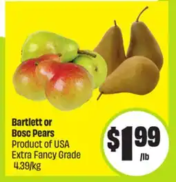 FreshCo Bartlett or Bosc Pears Product of USA Extra Fancy Grade 4.39/kg offer