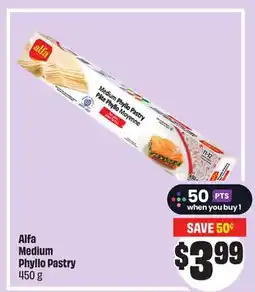 FreshCo Alfa Medium Phyllo Pastry 450 g offer