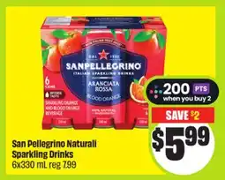 FreshCo San Pellegrino Naturali Sparkling Drinks 6x330 mL offer