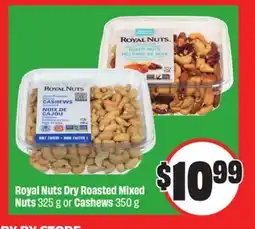 FreshCo Royal Nuts Dry Roasted Mixed Nuts 325 g or Cashews 350 g offer