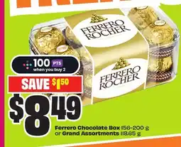 FreshCo Ferrero Chocolate Box 156-200 g or Grand Assortments 118.65 g offer