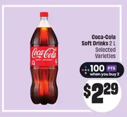 FreshCo Coca-cola Soft Drinks 2 L Selected Varieties offer