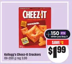 FreshCo Kellogg's Cheez-It Crackers 191-200 g offer